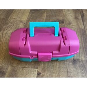 Plano‎ Synergy, Inc Tackle Box, Youth Pink/teal 13x6 Makeup Box